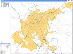 Bowling Green Wall Map Basic Style 2026